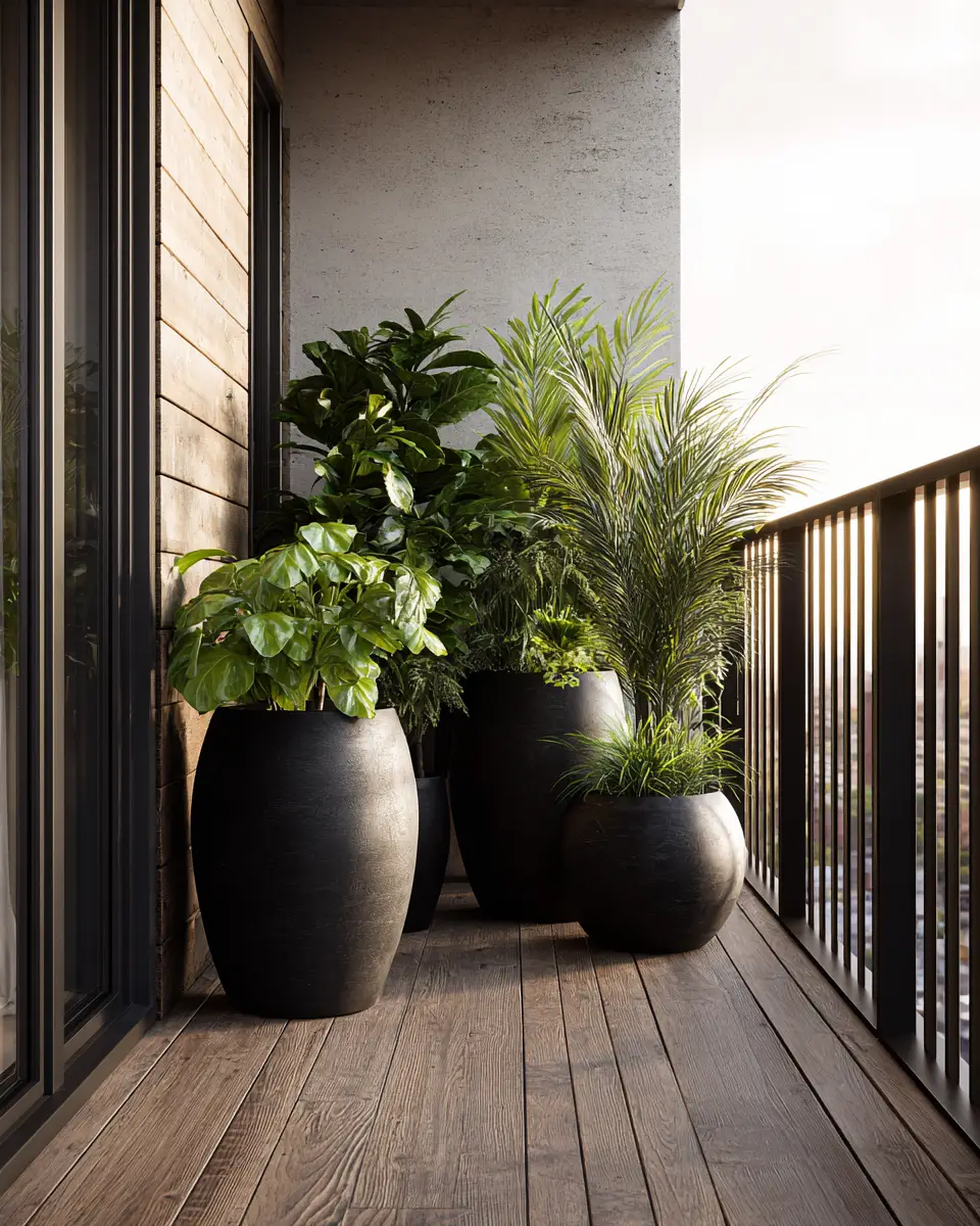 Moody Scandinavian Balcony Decor Ideas