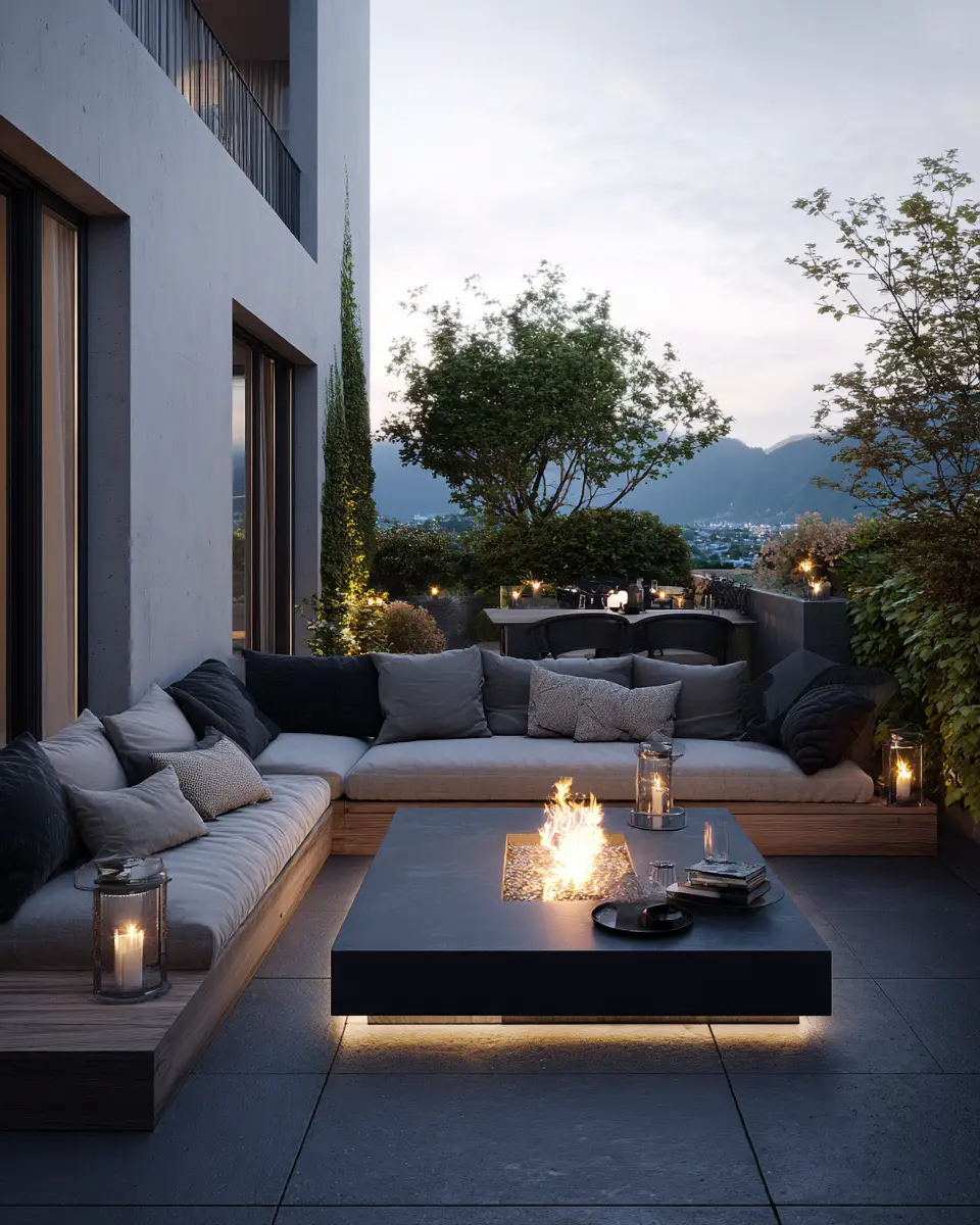 Moody Scandinavian Balcony Decor Ideas
