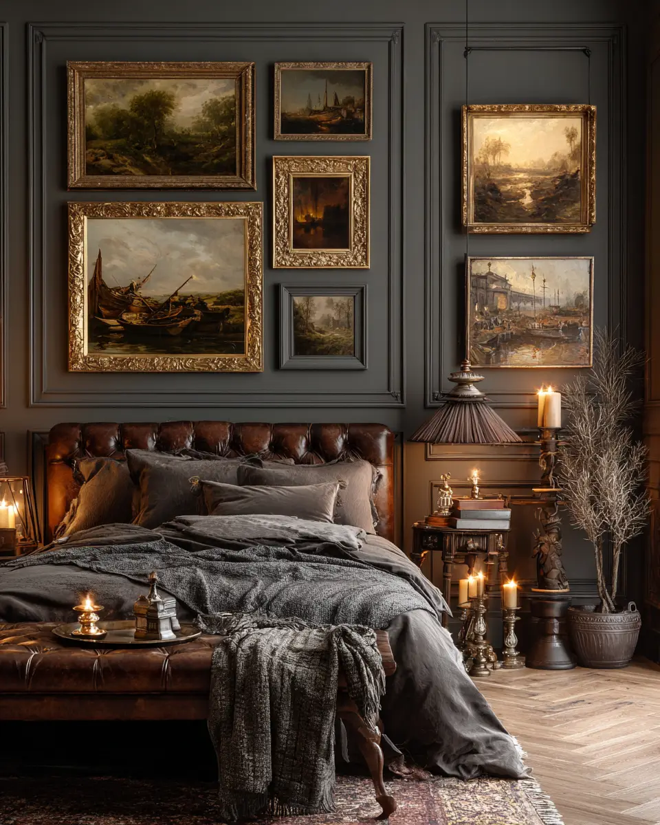 Moody Traditional Bedroom Decor Ideas