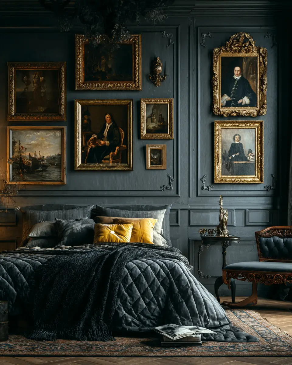 Moody Traditional Bedroom Decor Ideas