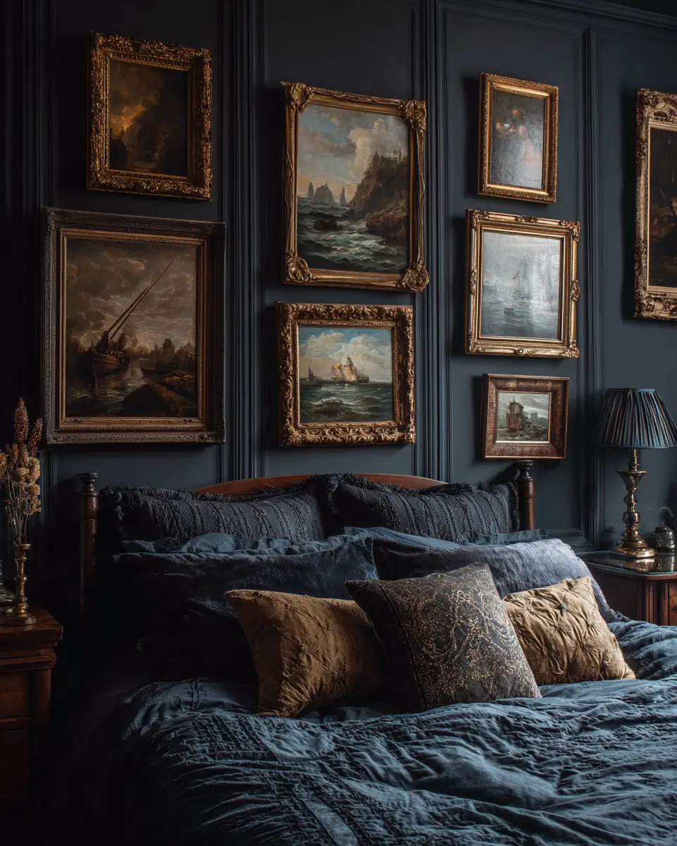 Moody Traditional Bedroom Decor Ideas