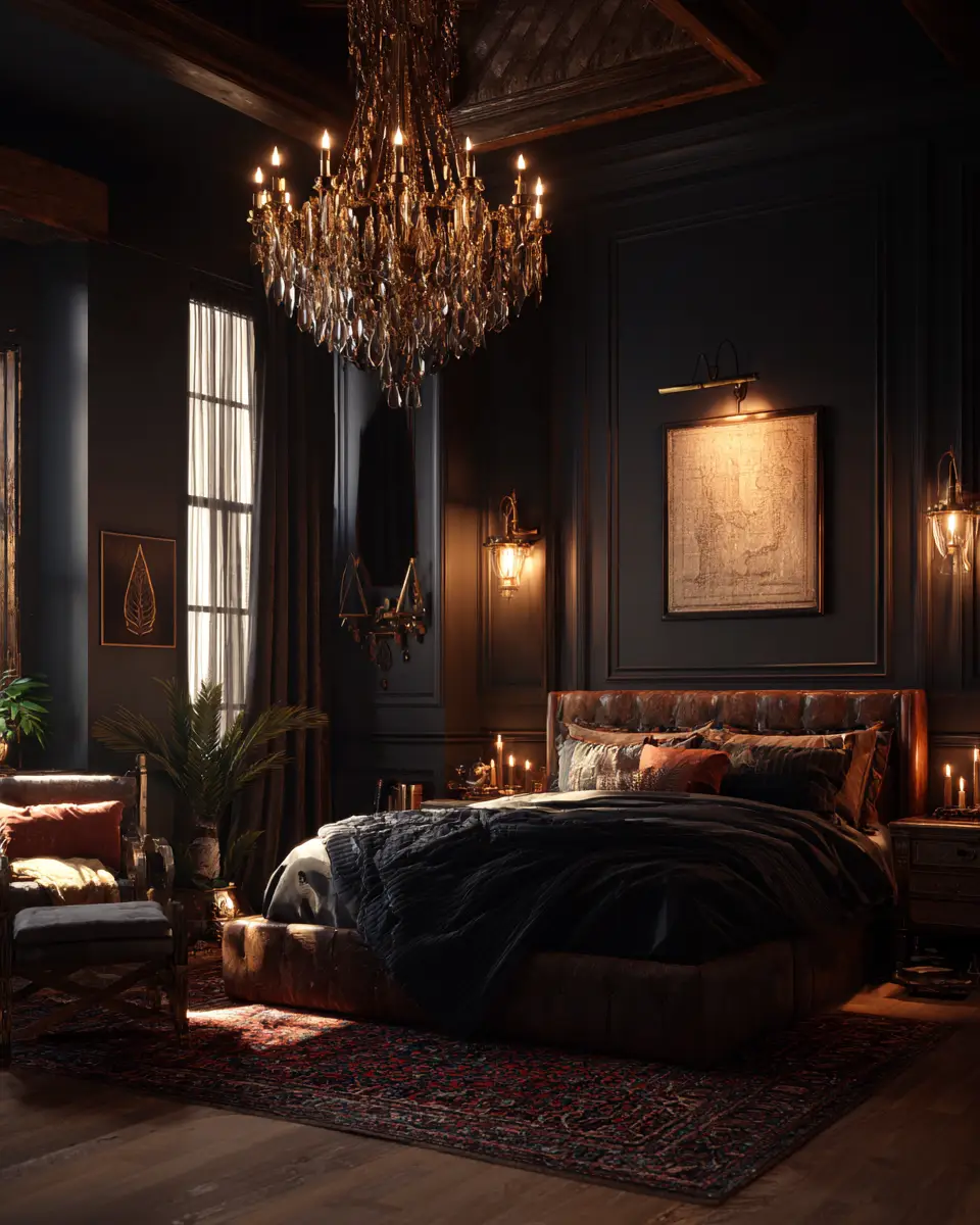 Moody Traditional Bedroom Decor Ideas