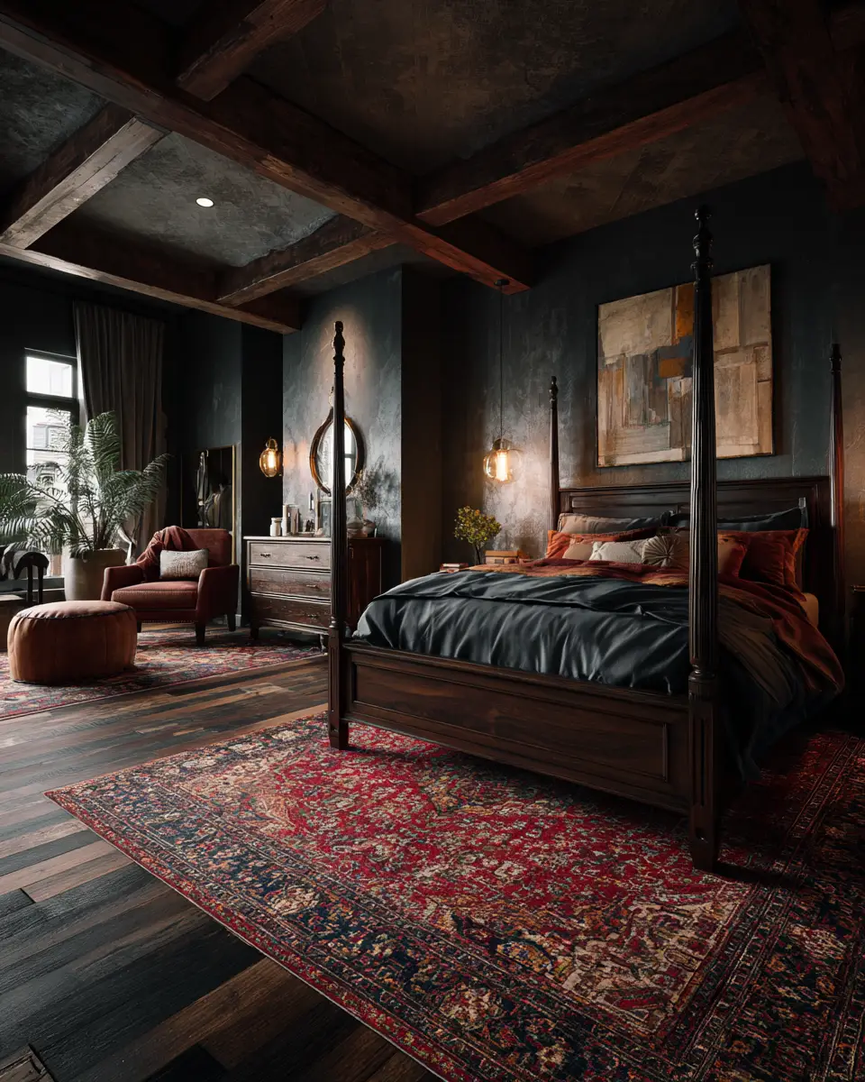 Moody Traditional Bedroom Decor Ideas