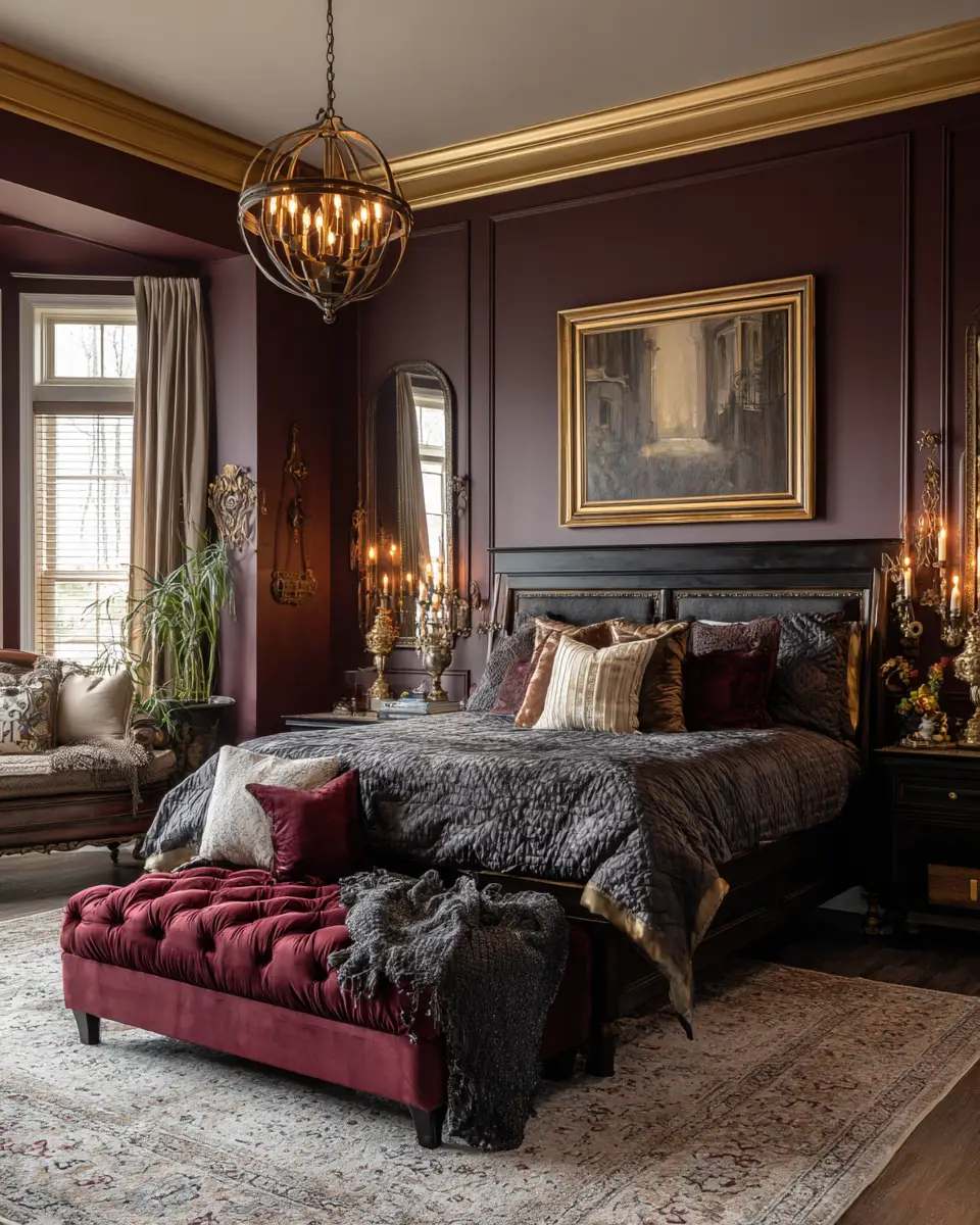 Moody Traditional Bedroom Decor Ideas