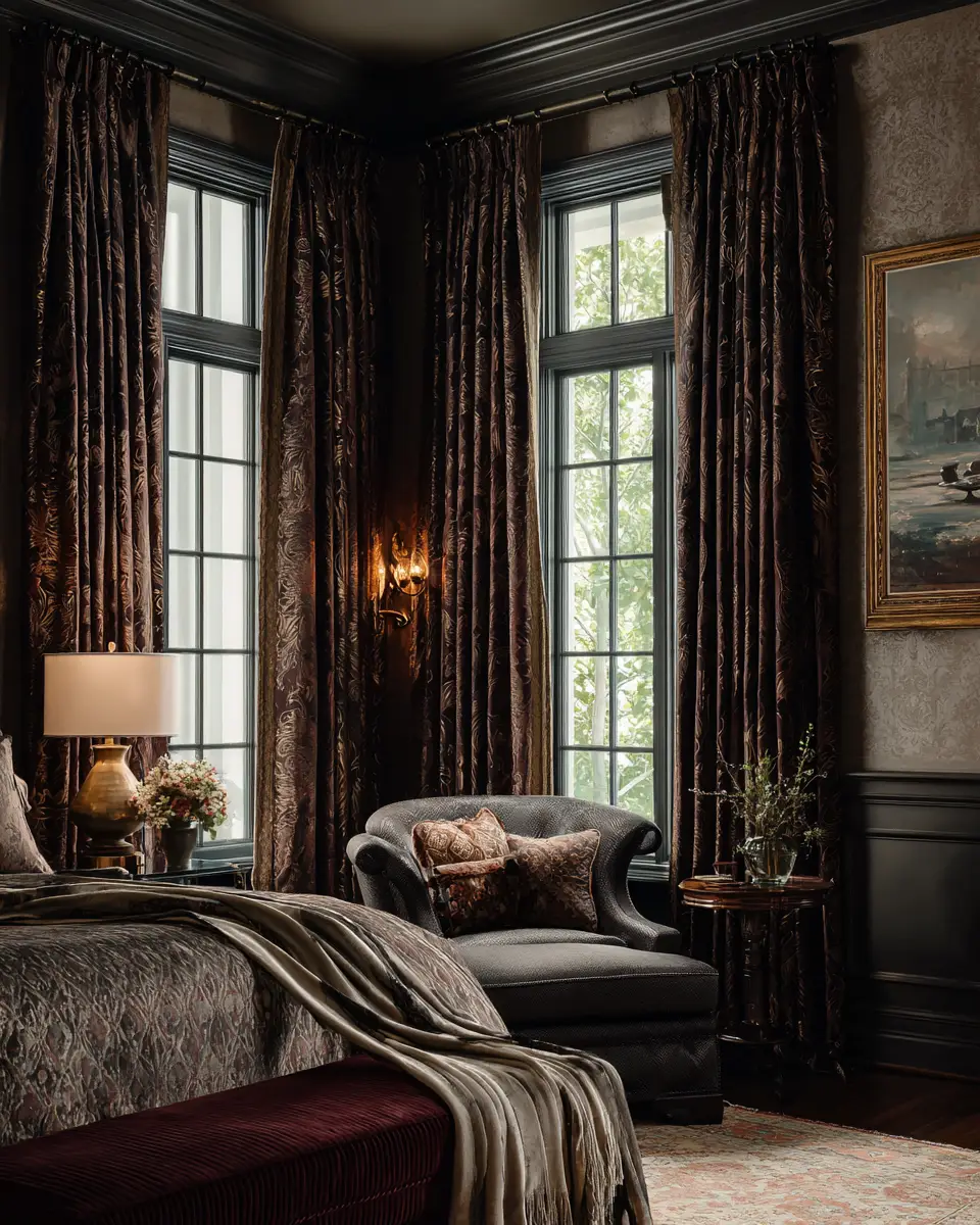 Moody Traditional Bedroom Decor Ideas