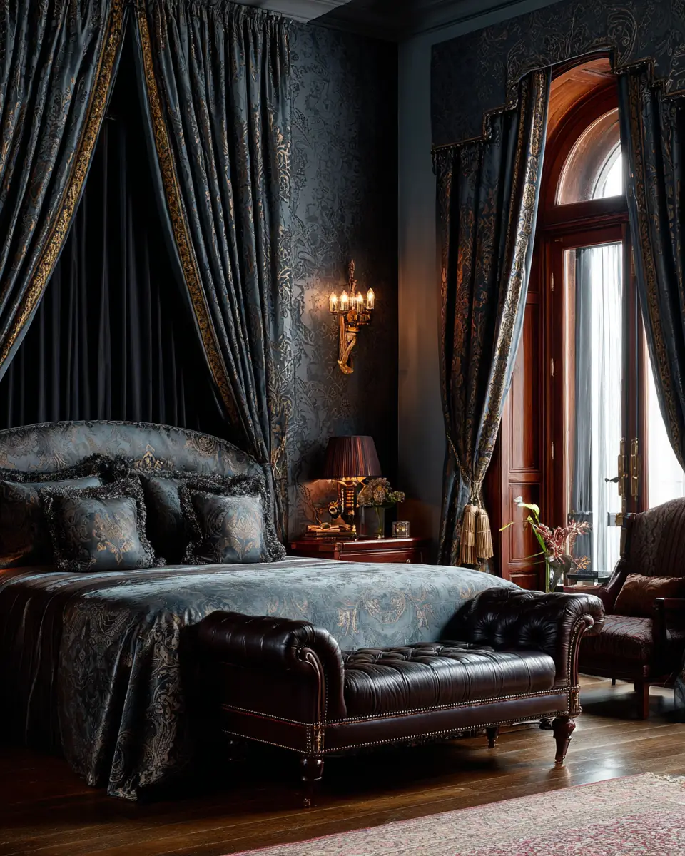 Moody Traditional Bedroom Decor Ideas