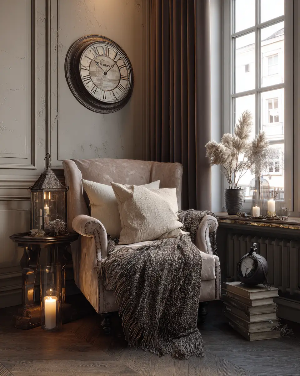 Moody Traditional Living Room Decor Ideas