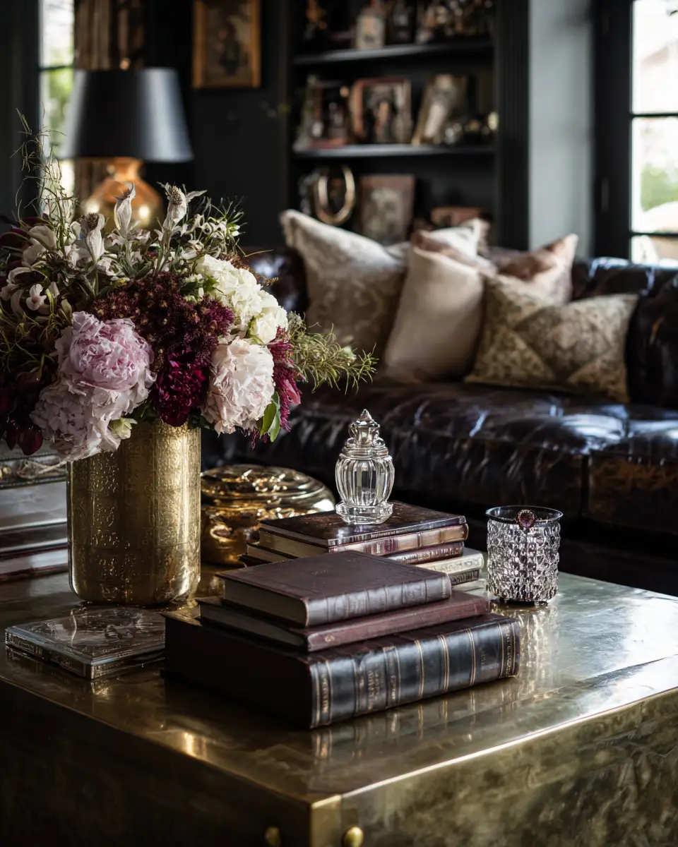 Moody Traditional Living Room Decor Ideas