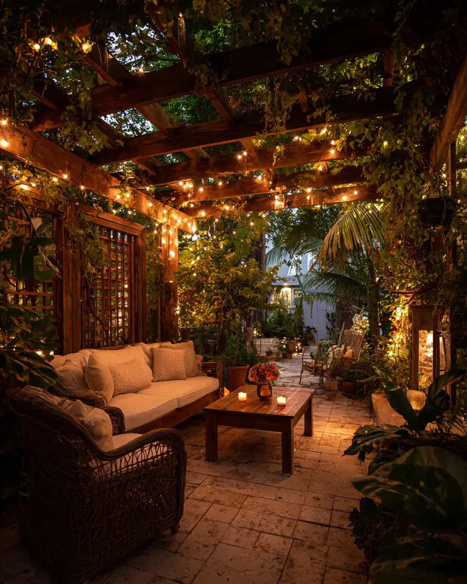 Moody Tropical Patio Decor Ideas