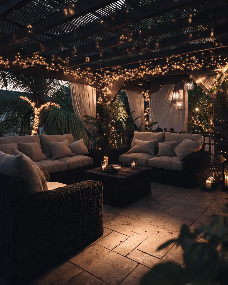 Moody Tropical Patio Decor Ideas