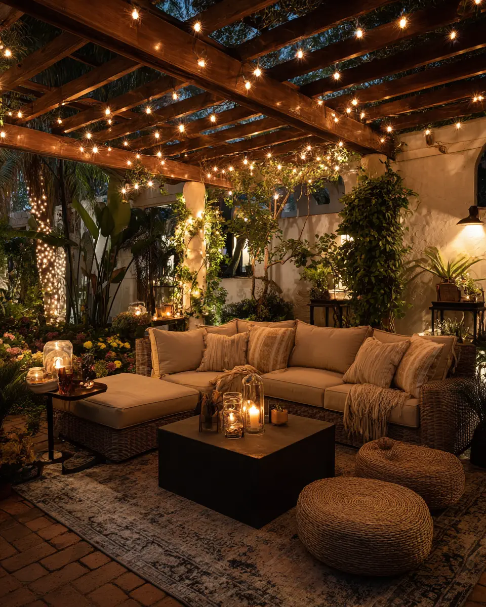 Moody Tropical Patio Decor Ideas