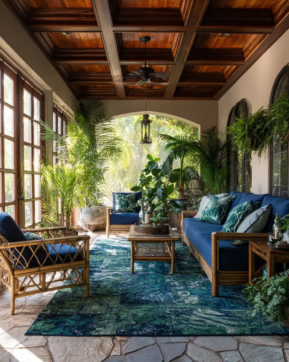 Moody Tropical Patio Decor Ideas