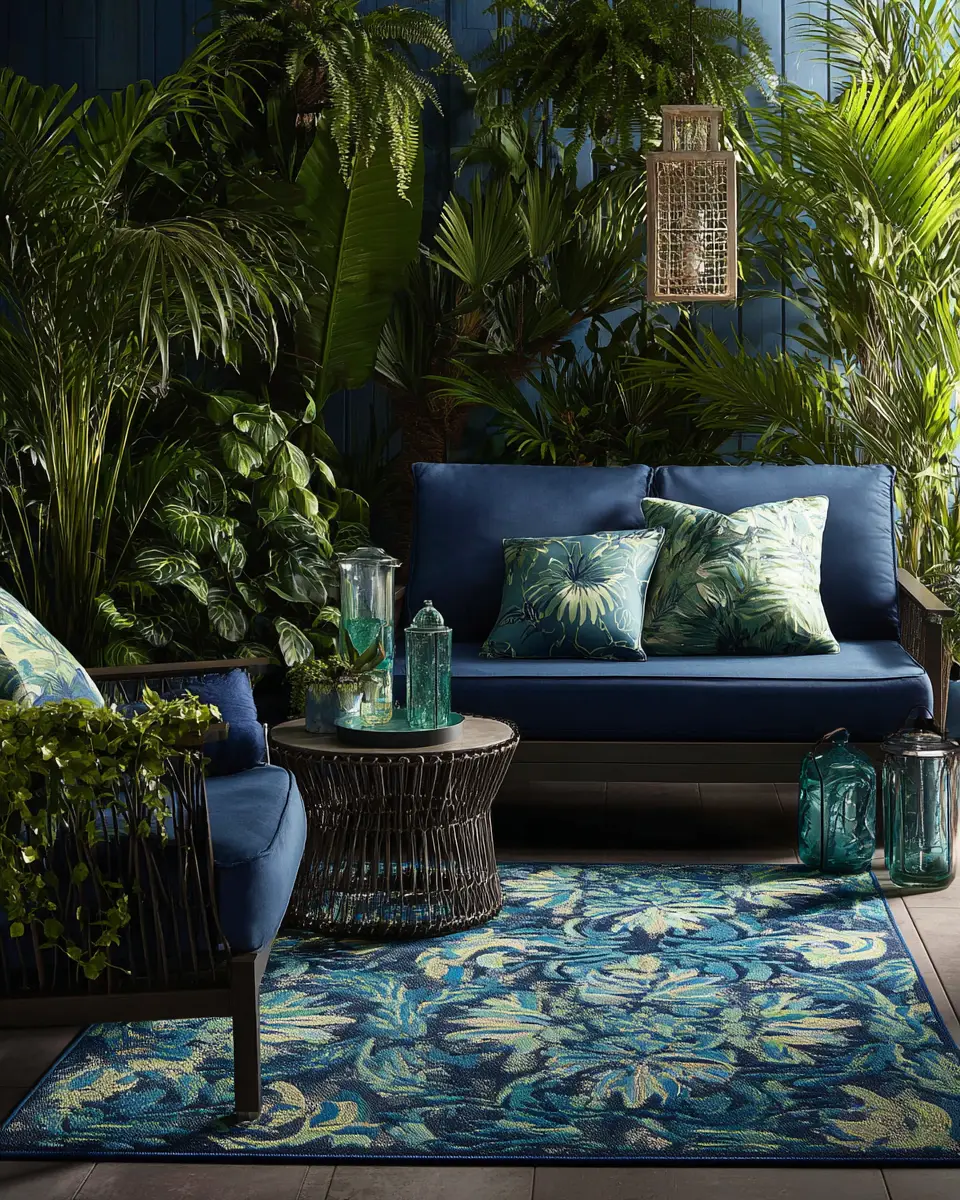 Moody Tropical Patio Decor Ideas