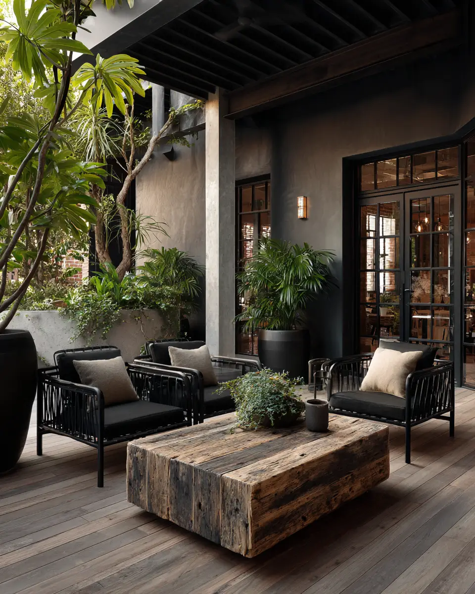Moody Tropical Patio Decor Ideas