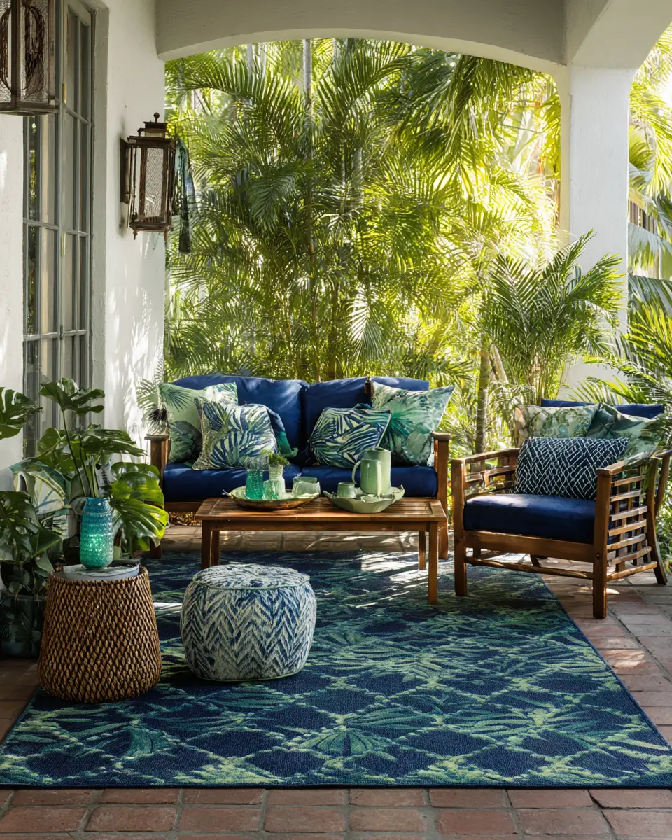 Moody Tropical Patio Decor Ideas