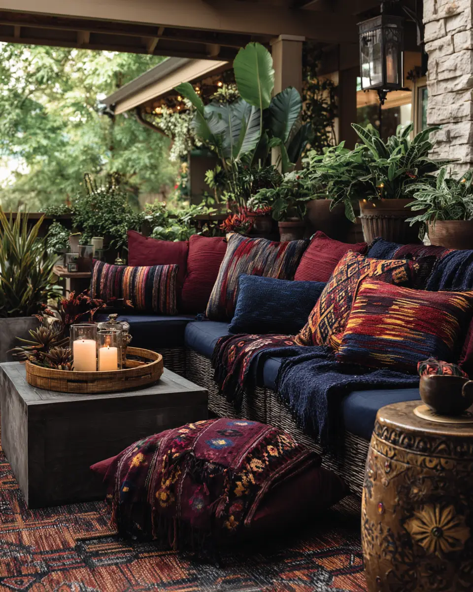 Moody Tropical Patio Decor Ideas
