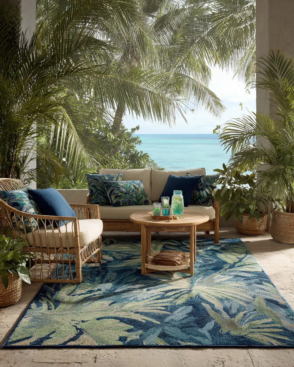 Moody Tropical Patio Decor Ideas