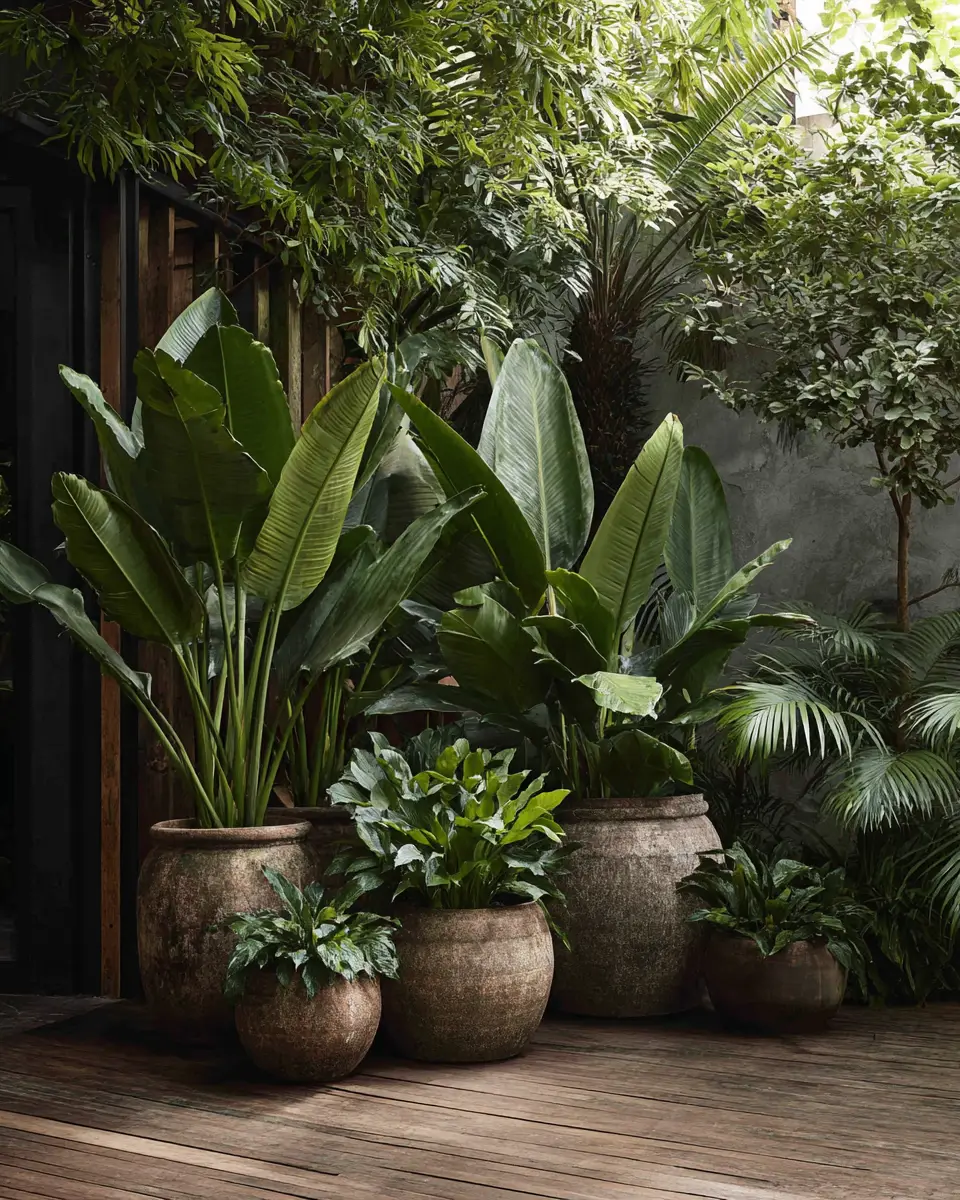 Moody Tropical Patio Decor Ideas