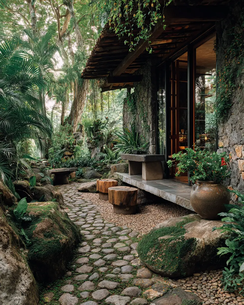 Moody Tropical Patio Decor Ideas