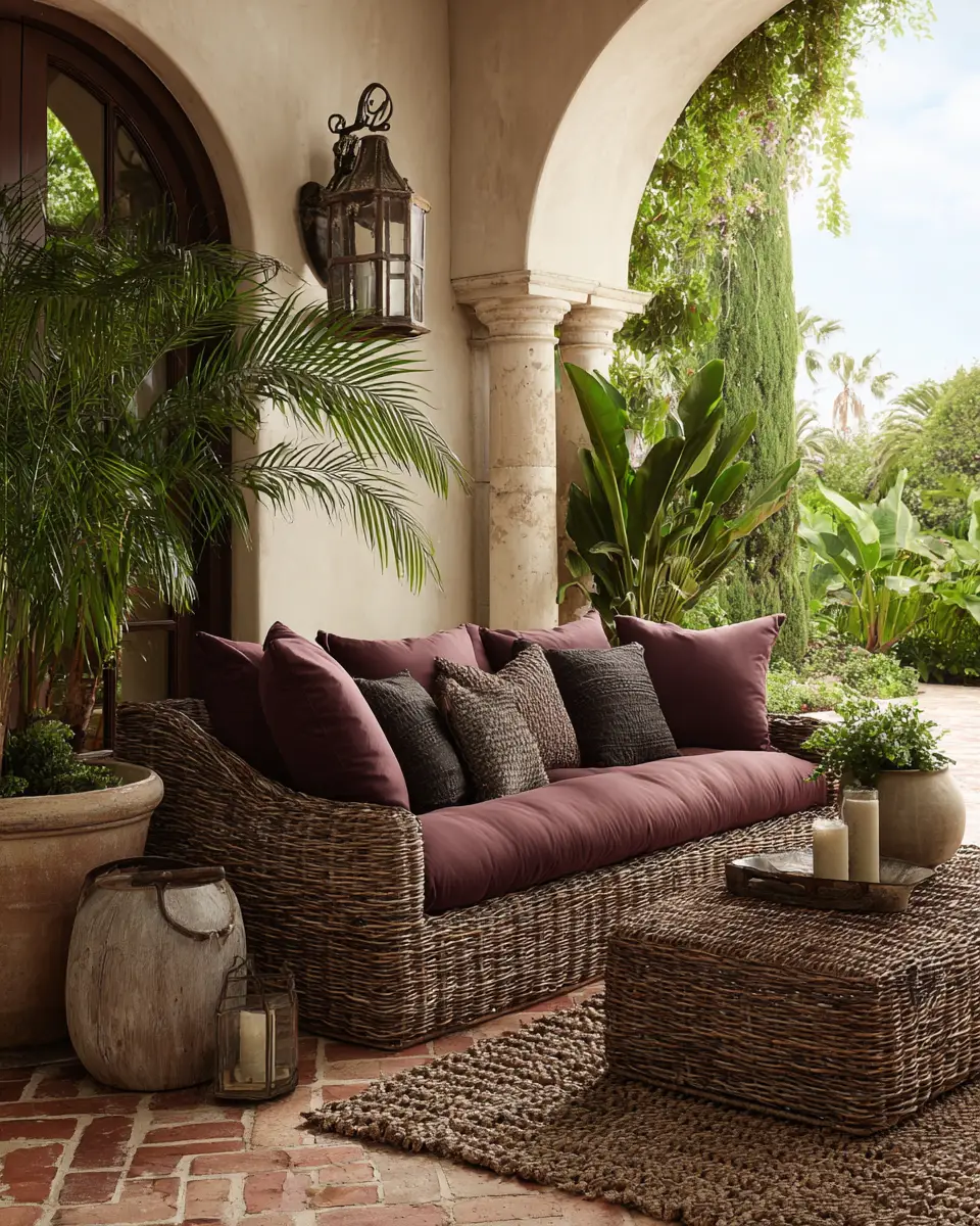 Moody Tropical Patio Decor Ideas