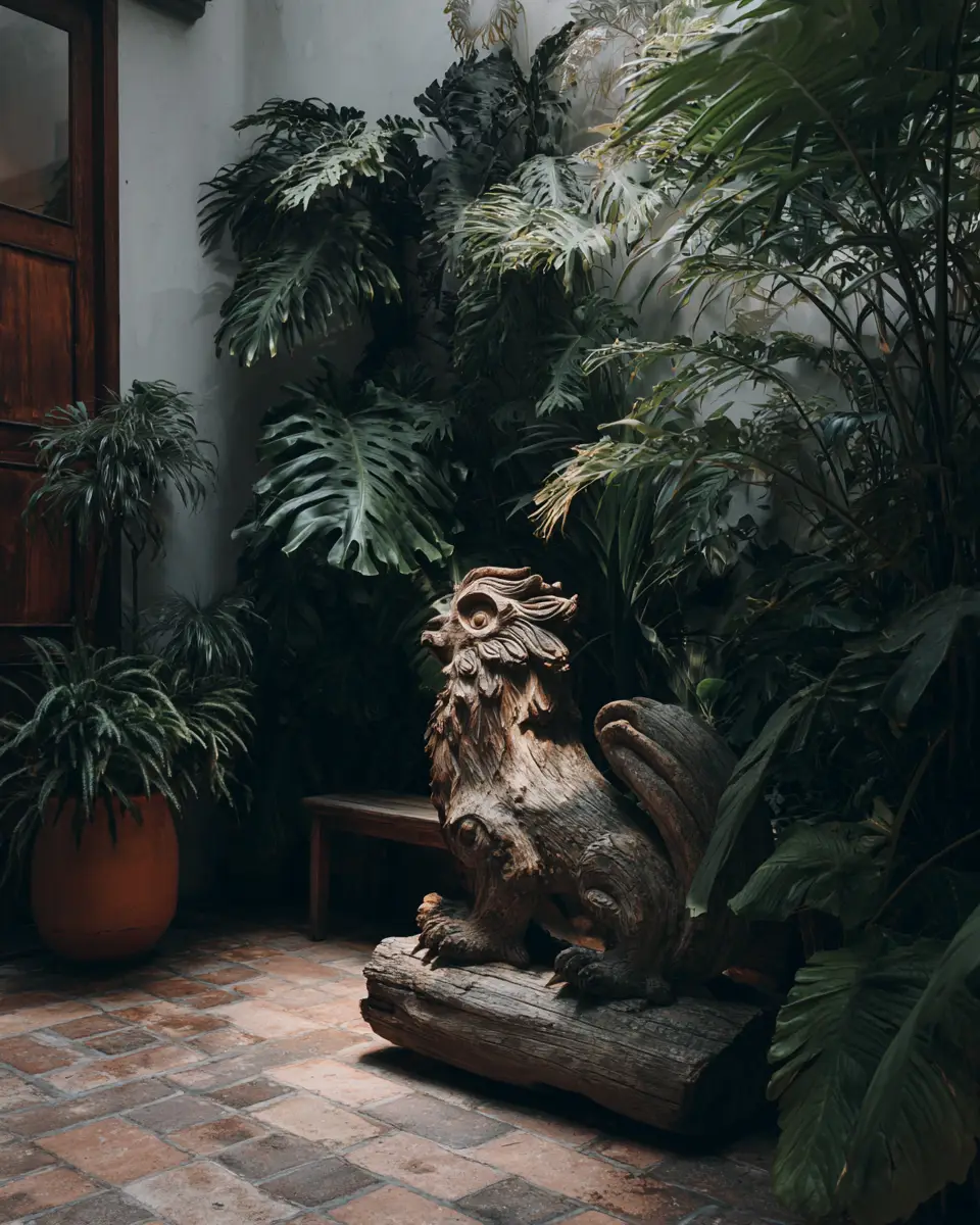 Moody Tropical Patio Decor Ideas