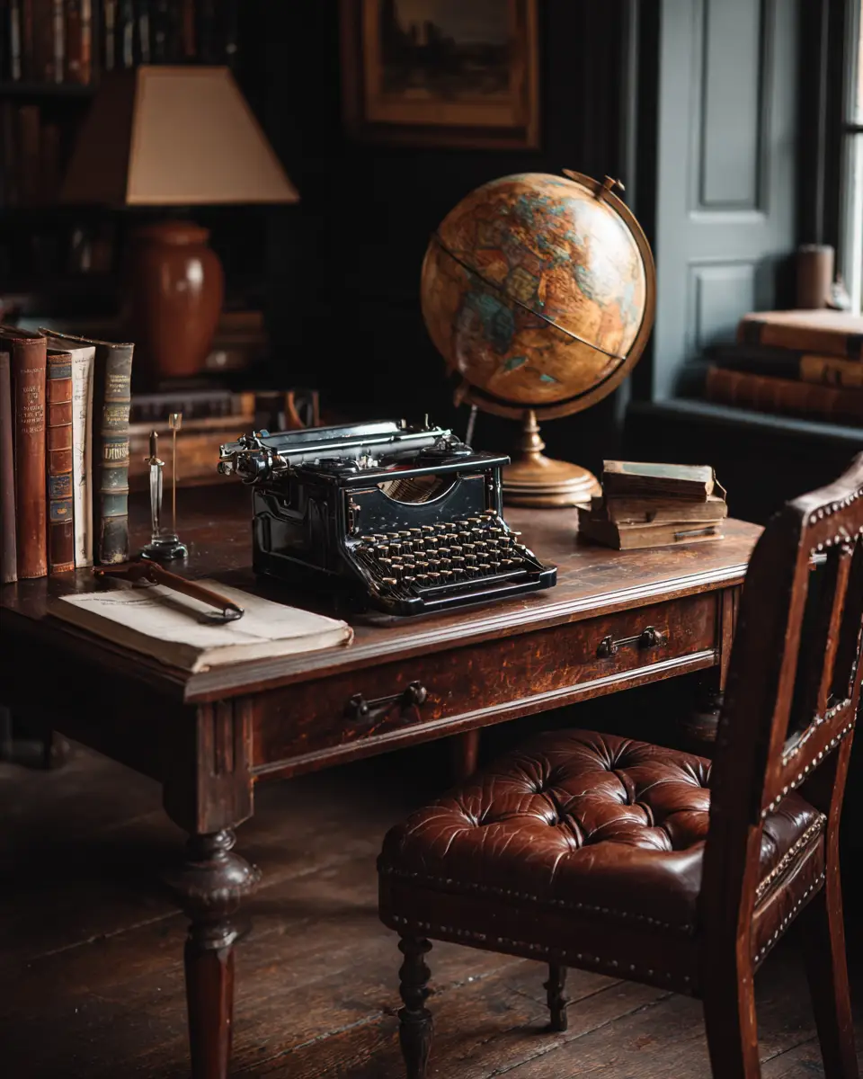 Moody Urban Home Office Decor Ideas