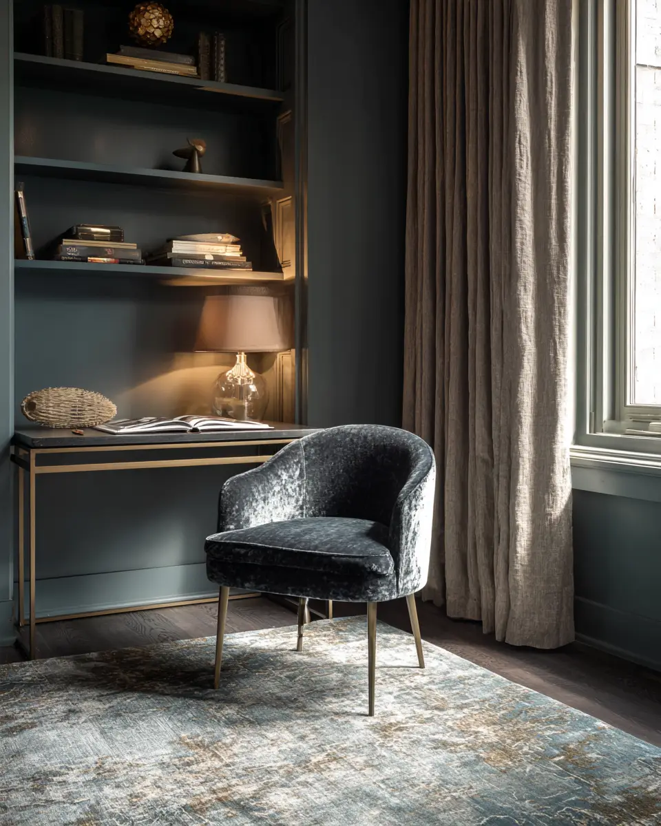 Moody Urban Home Office Decor Ideas