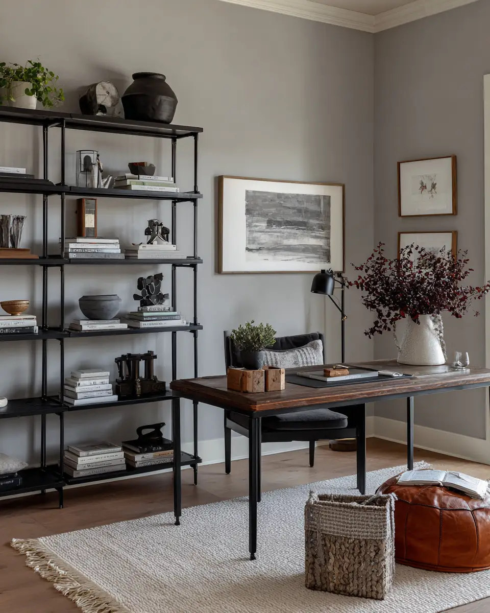 Moody Urban Home Office Decor Ideas