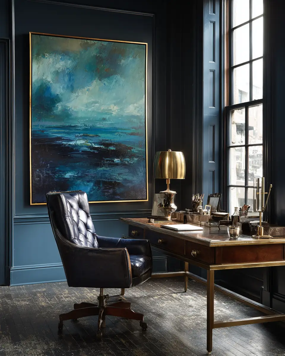 Moody Urban Home Office Decor Ideas