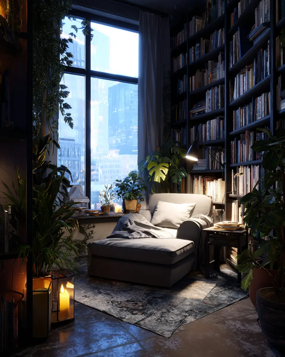 Moody Urban Home Office Decor Ideas