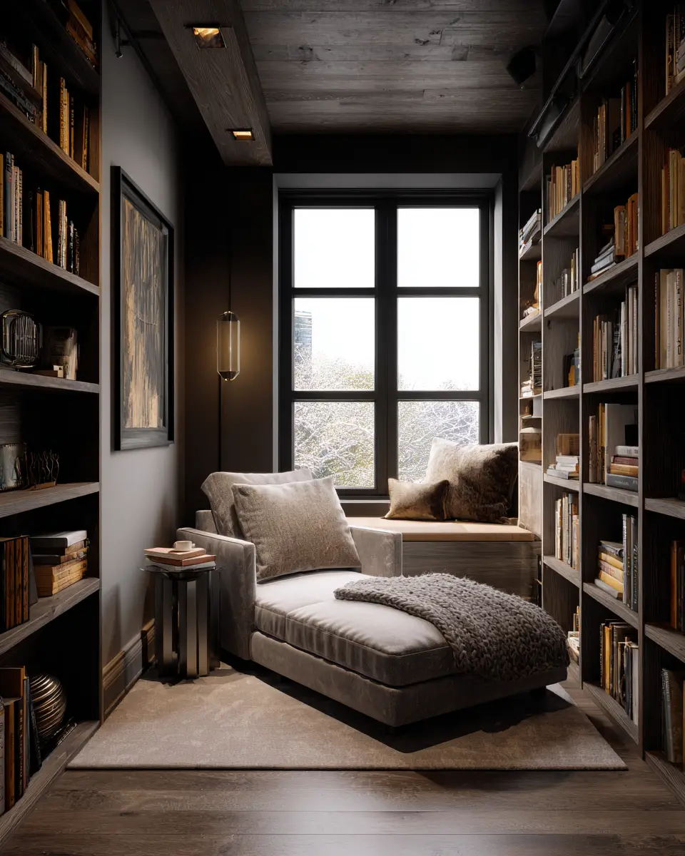 Moody Urban Home Office Decor Ideas