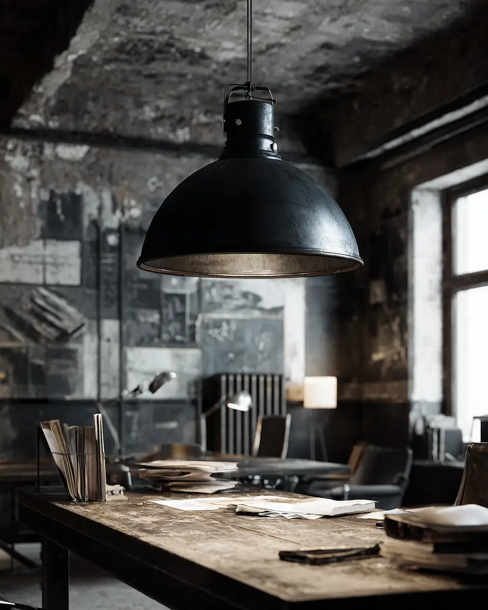 Moody Urban Home Office Decor Ideas