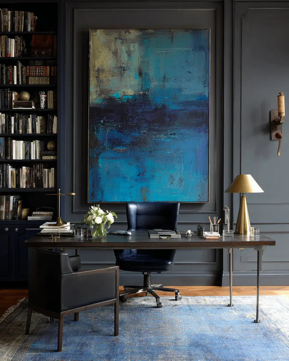 Moody Urban Home Office Decor Ideas