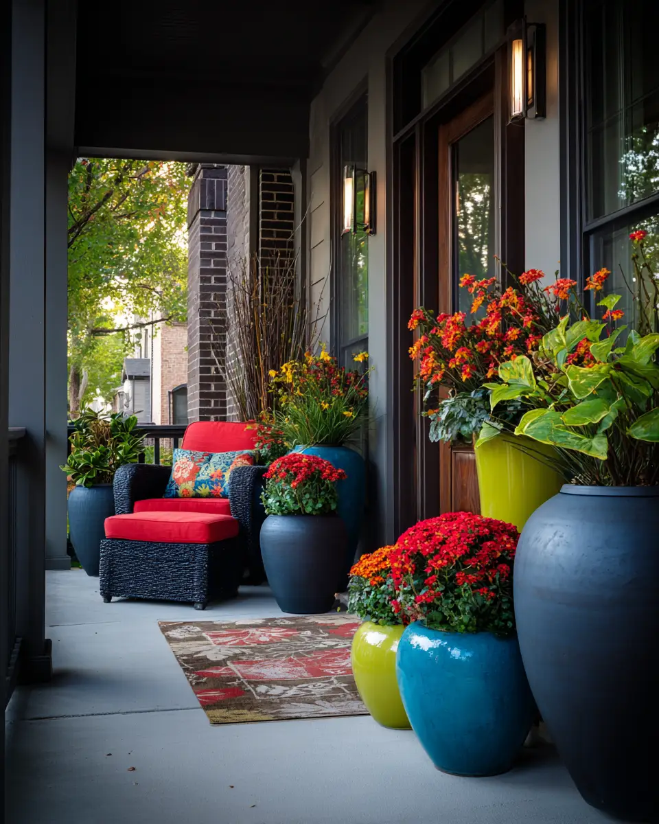 Moody Urban Porch Decor Ideas