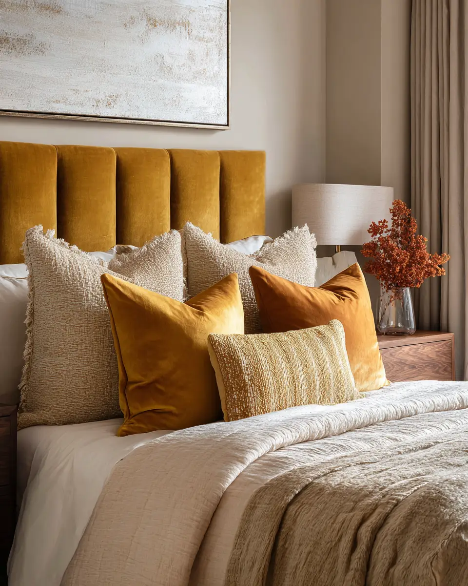 Mustard Yellow Classic Bedroom Decor Ideas