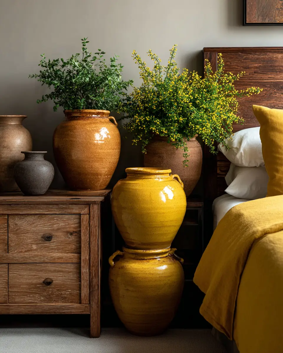 Mustard Yellow Classic Bedroom Decor Ideas