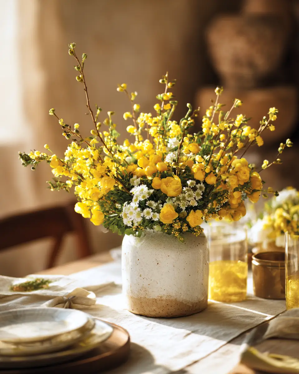 Mustard Yellow Classic Dining Room Decor Ideas