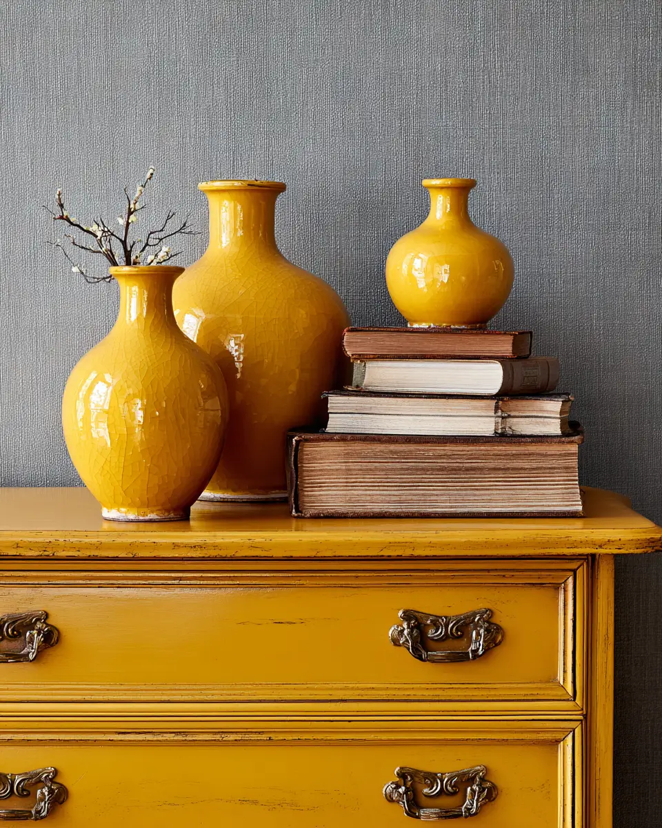 Mustard Yellow Farmhouse Bedroom Decor Ideas