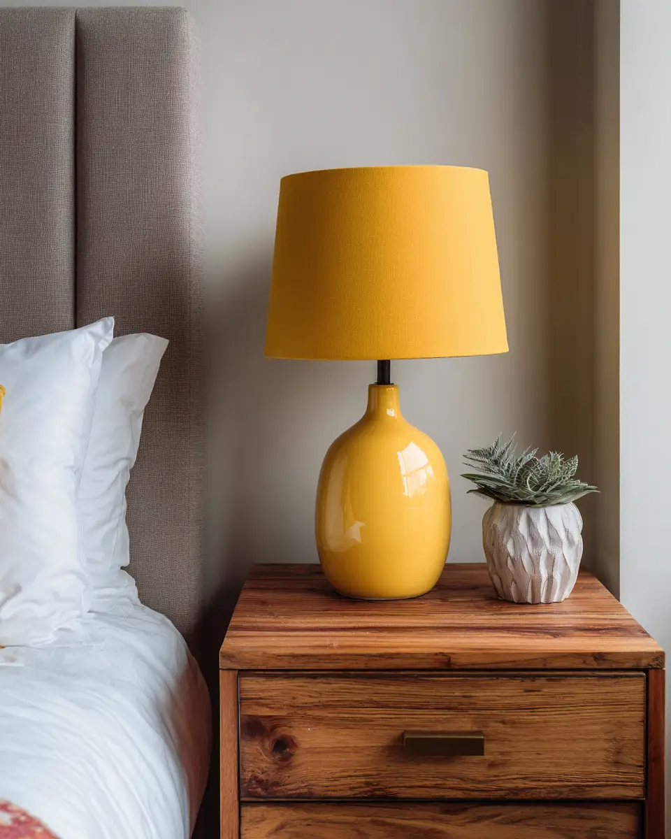 Mustard Yellow Farmhouse Bedroom Decor Ideas