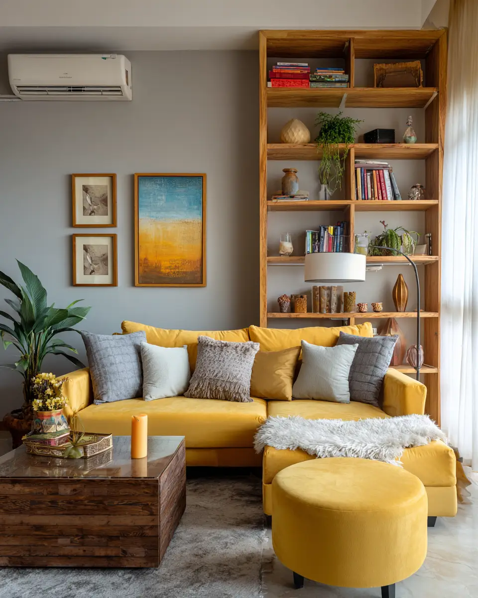 Mustard Yellow Living Room Decor Ideas