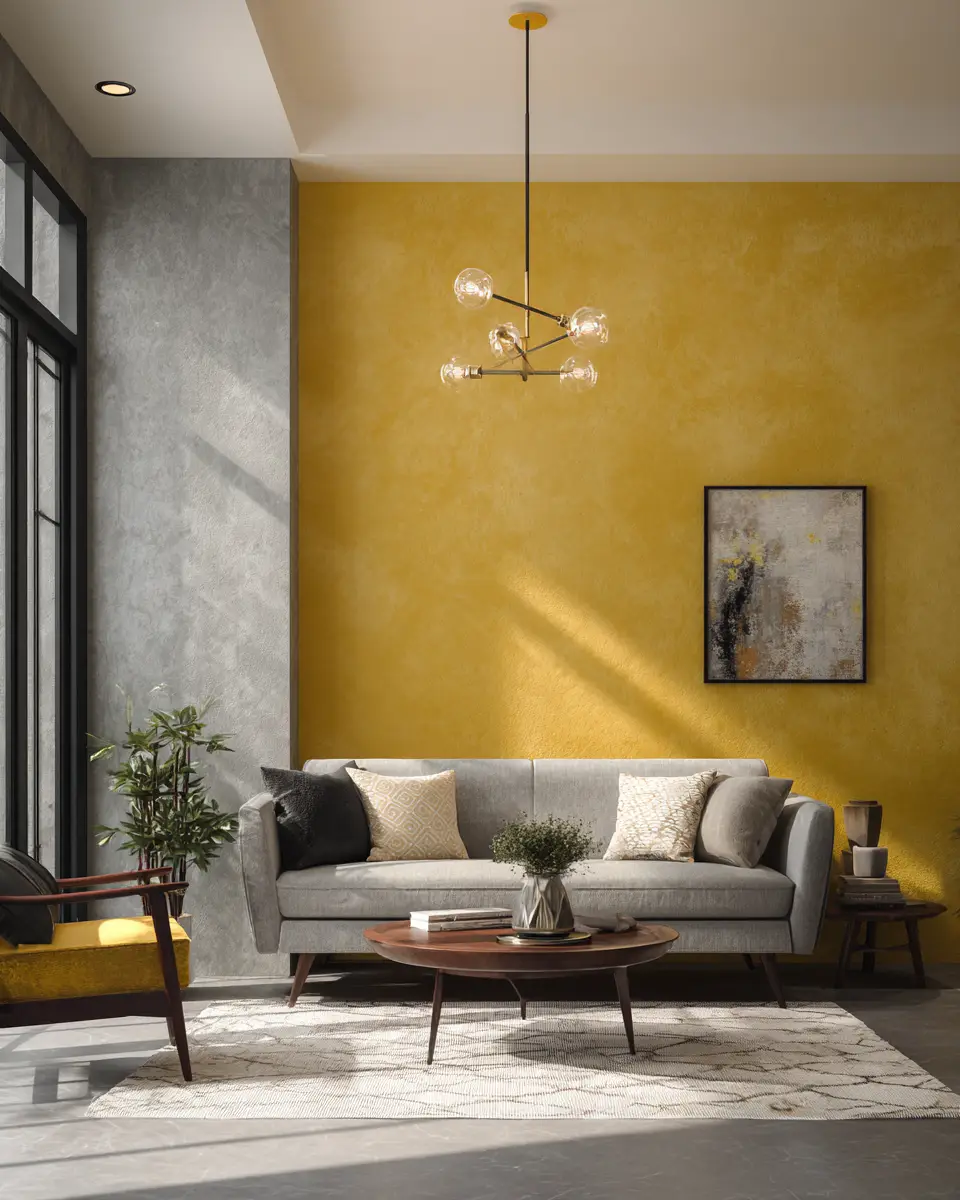 Mustard Yellow Living Room Decor Ideas