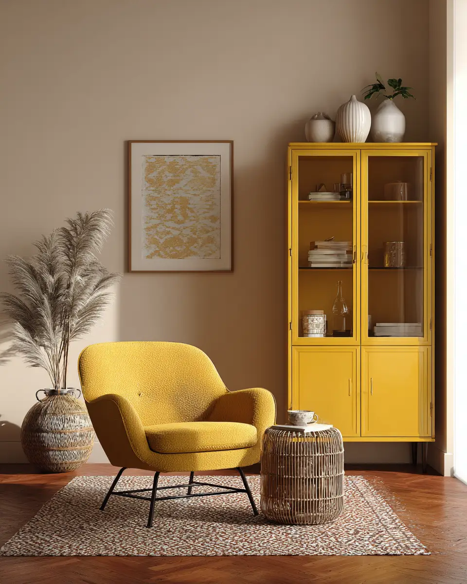 Mustard Yellow Living Room Decor Ideas