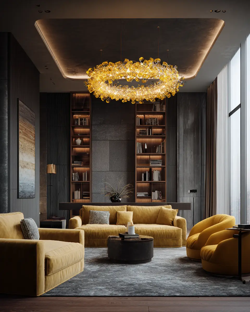 Mustard Yellow Living Room Decor Ideas