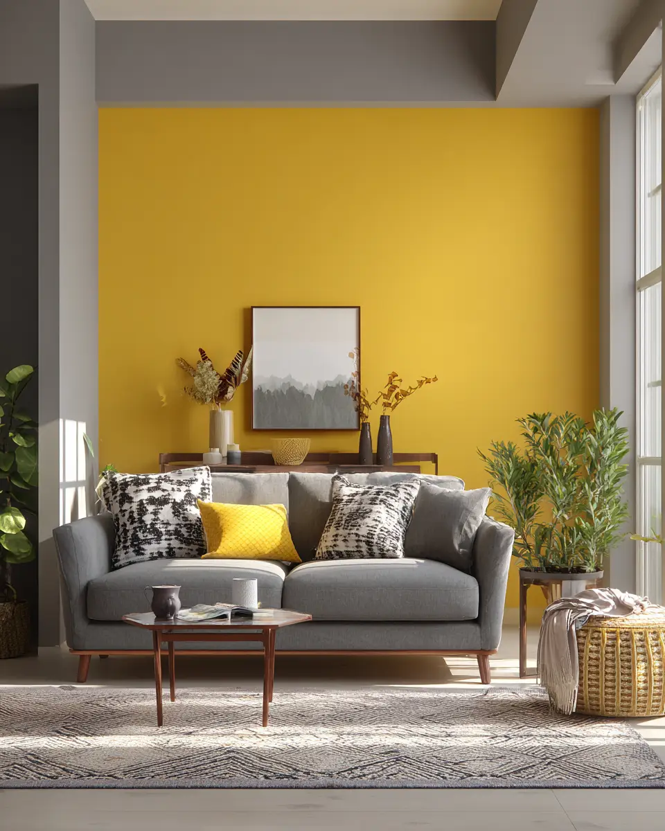 Mustard Yellow Living Room Decor Ideas