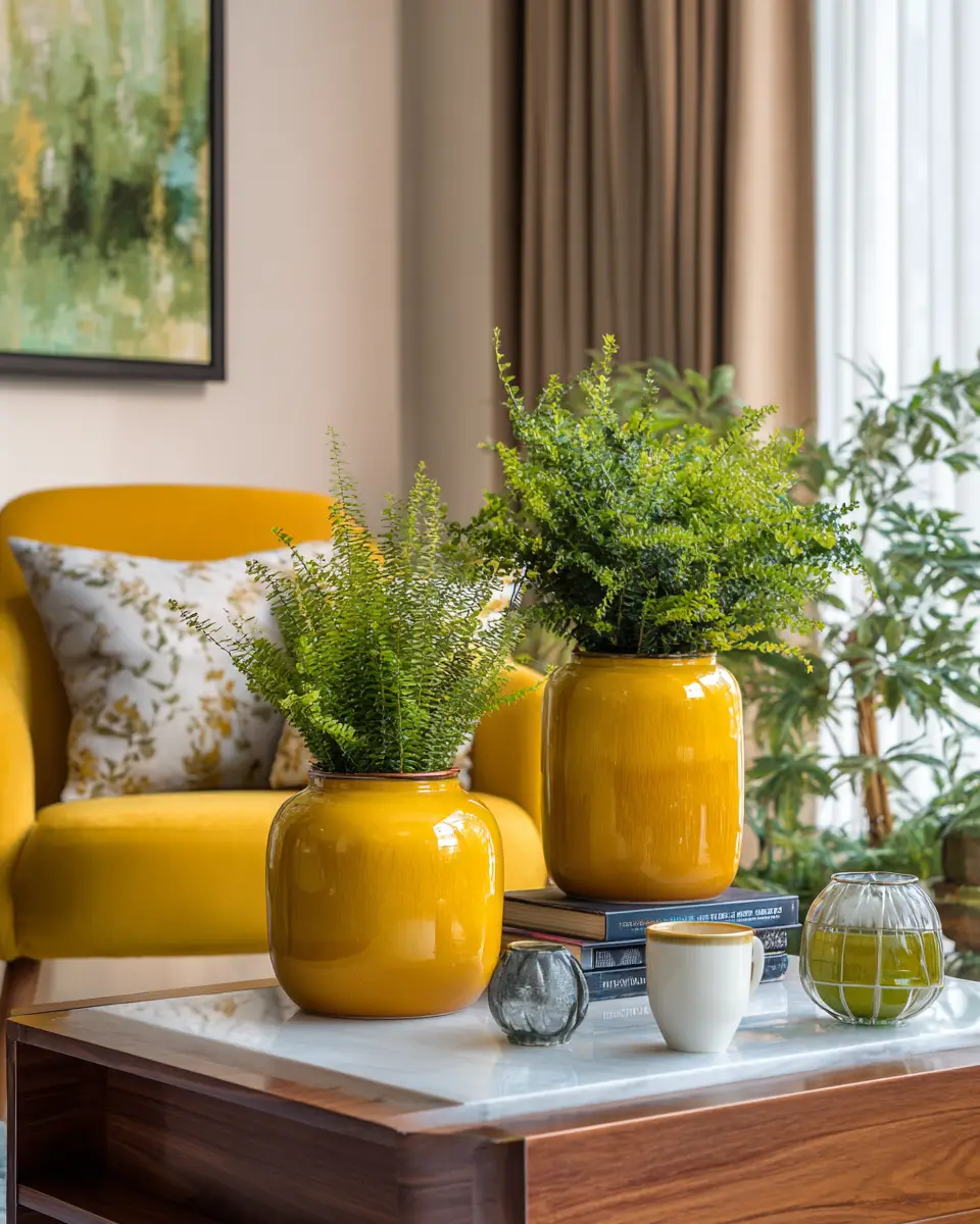 Mustard Yellow Living Room Decor Ideas
