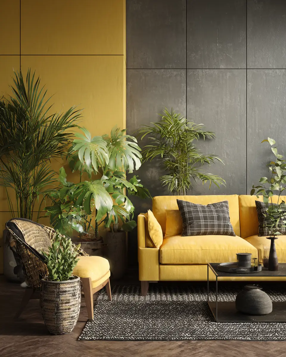 Mustard Yellow Living Room Decor Ideas