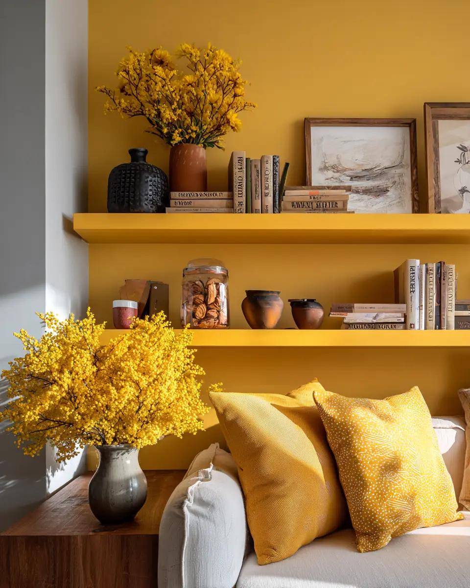 Mustard Yellow Living Room Decor Ideas