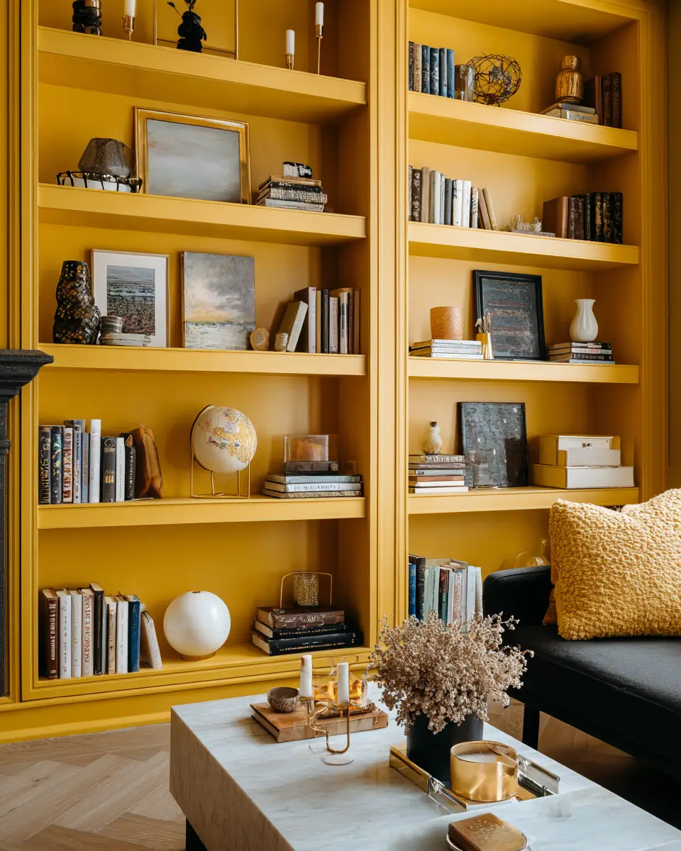 Mustard Yellow Living Room Decor Ideas