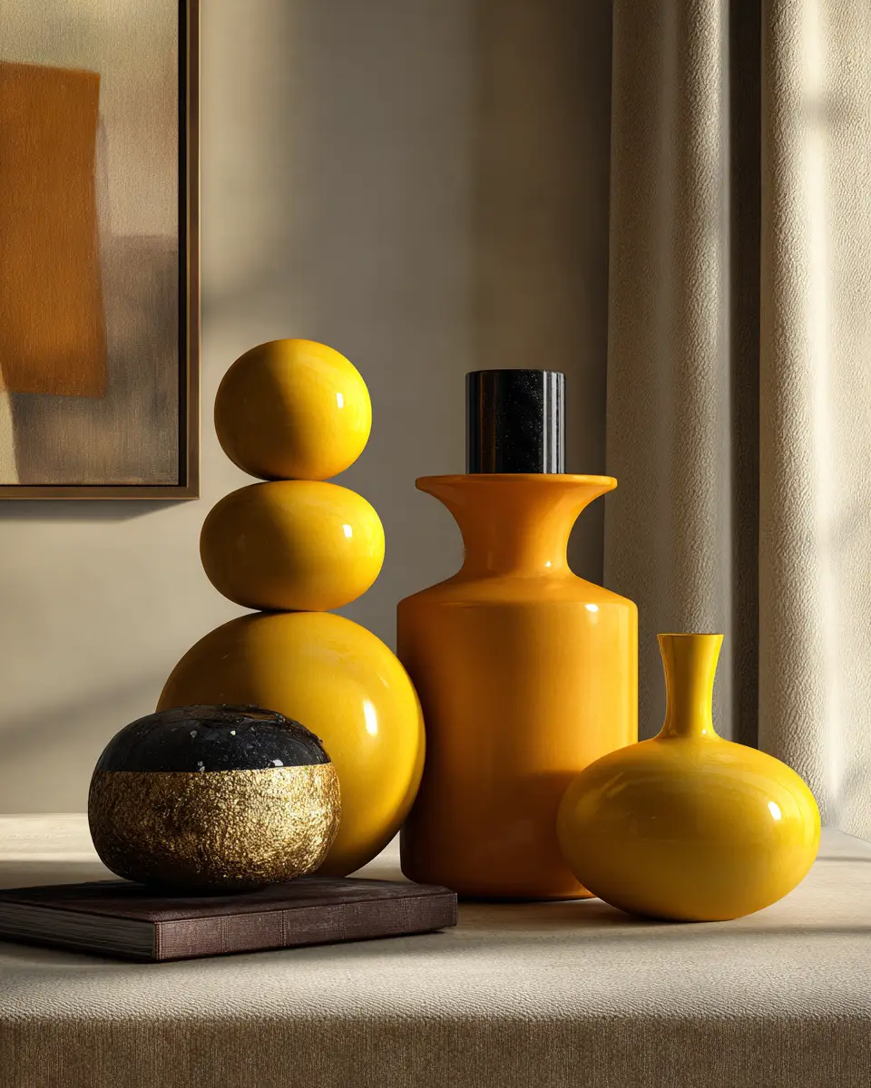 Mustard Yellow Living Room Decor Ideas