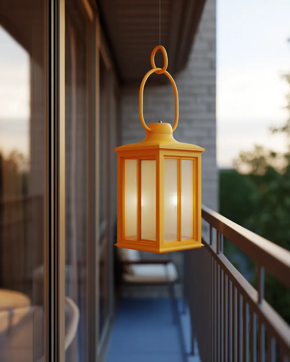 Mustard Yellow Minimalist Balcony Decor Ideas